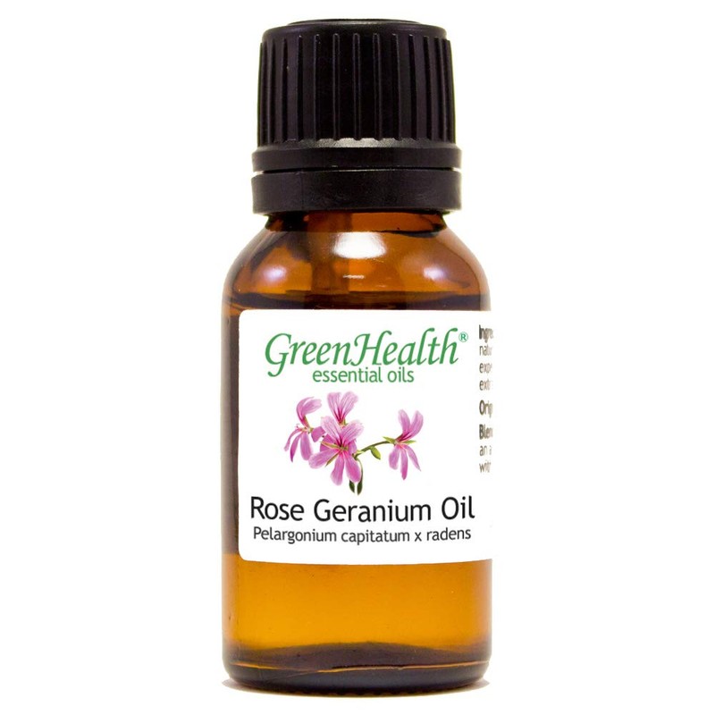 GreenHealth - Rose Geranium 100% Pure Therapeutic Grade Essential Oil