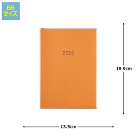 509 Mia Claire 4 Monday Start Planner Takahashi Shoten 2026 Edition Orange Monthly B6 Size