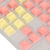 Mechanical Keyboard Keycaps 124 Keys PBT Dye Sublimation Vivid Colors
