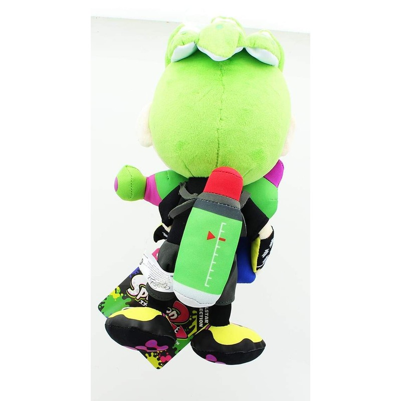 Little Buddy Splatoon 2 Series Inkling Boy Neon Green Plush,