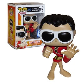 Super Heroes Pop! DC Legion of Collectors - Plastic Man #165 Vinyl Figure Bundled with Pop BOX PROTECTOR CASE