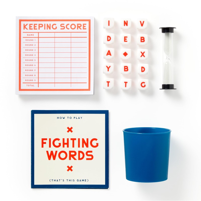 Brass Monkey Fighting Words Dice Game