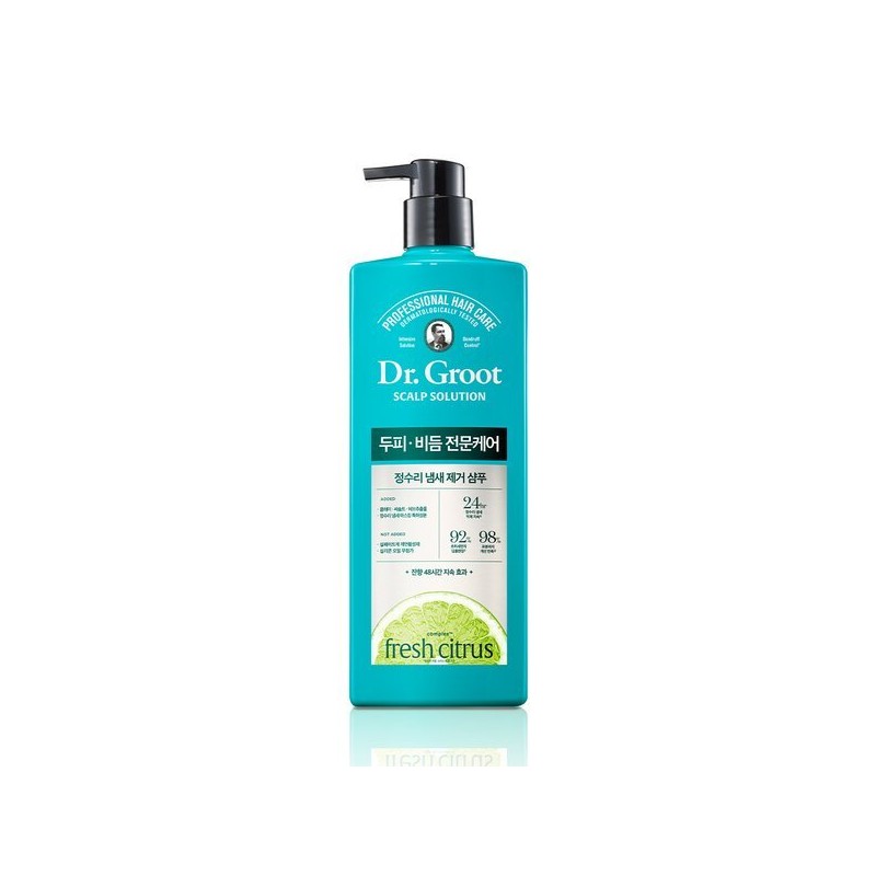 Dr. Groot 닥터그루트 스칼프솔루션 비듬두피케어 정수리냄새제거 샴푸 700ml Dr. Groot