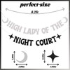 High Lady Of The Night Court Banner - Moon Star