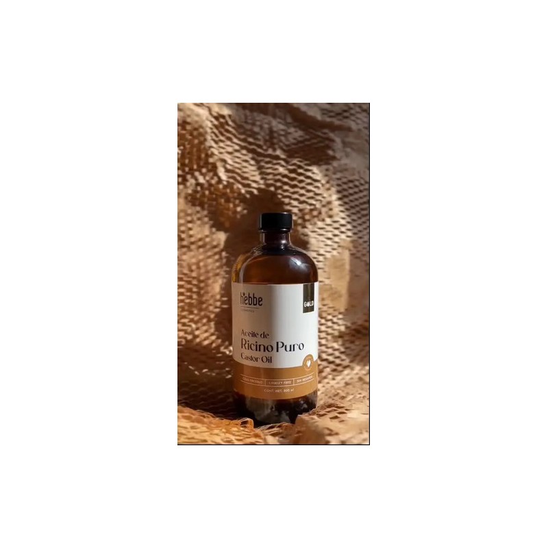 Aceite De Ricino Puro Y Orgánico Prensado En Frío 500ml