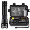 Esgofo Flashlights High Lumens 10000 Rechargeable, Super Bright Handheld LED