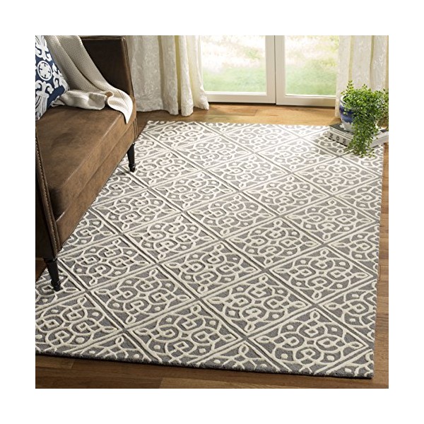 Safavieh Cambridge Collection CAM731D Handmade Trellis Premium Wool Area Rug,