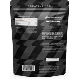 PROWINNER Creatina 100% Pura en Polvo, Suplemento Alimenticio, 5g de Creatina por Porción, Pre workout, 90 Servicios por Envase, Sobre de 450g