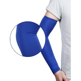 Mudder 9 pares de mangas de protección UV unisex, mangas de enfriamiento de brazo, mangas de seda para brazo, Color Set 7, Talla única