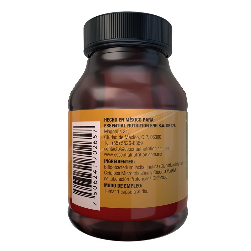 Essential Nutrition, Microbiota Max Fit 30 Cápsulas Veganas de 500