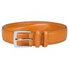 Gelante Men's Classic Genuine Leather Dress Belt With Double Loop