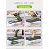 Manual Vegetable Slicer, Multifunctional Kitchen Mandolin 13 in 1 -