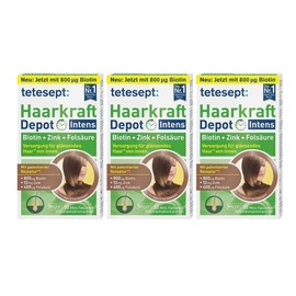 Tetecept Harkraft Depot Intense Biotin Zinc Folic Acid 30 Tablets 3 / 테테셉트 하크라프트 디포 인텐스 비오틴 아연 엽산 30정 3개