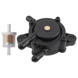 MOTOALL 49040-2075 Fuel Pump with Fuel Filter for Engine Lawn Mower Kawasaki FH680D FH680V FH721D FH721V FH381V FH770D FD731V FX730V FX751V FX801V FX850V