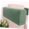 Levemolo 2pcs Padded Armrest Covers for Sofa Living Room Elastic