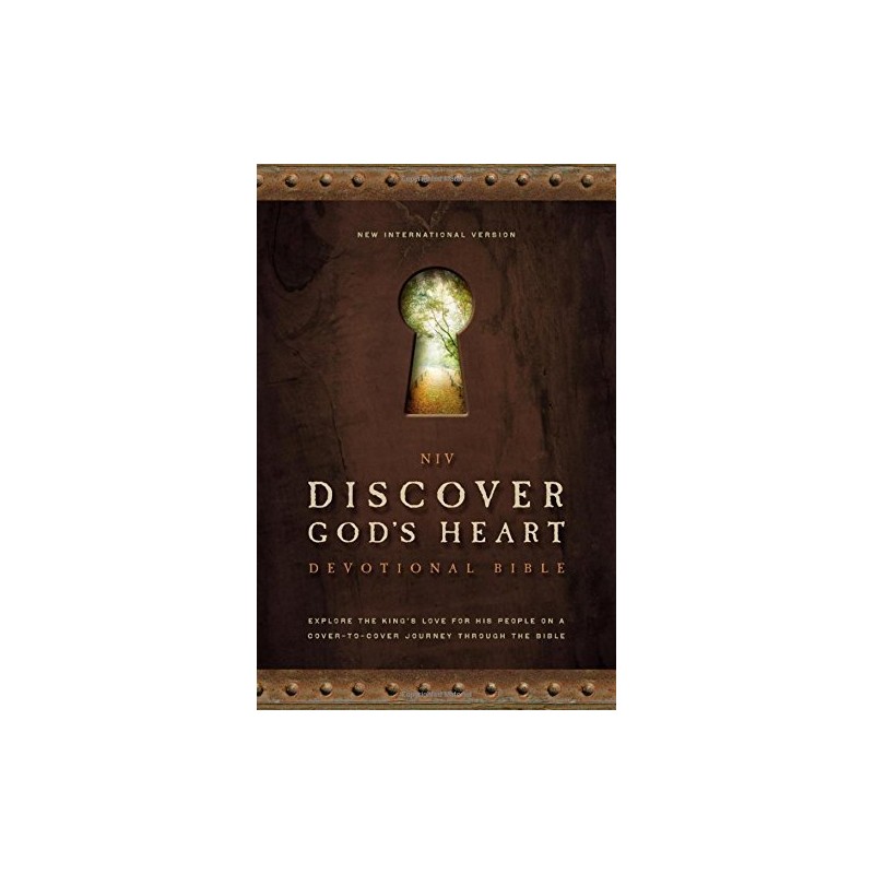 NIV, Discover God's Heart Devotional Bible, Hardcover: Explore the King's