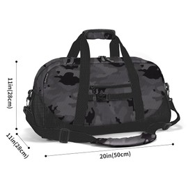 Stumdo Kids Overnighter Duffel Bags for kids, Carry-On Size & Ideal for School Practice or Overnight Travel Weekender Tote for Travel Gym Sport bag for Boys & Girls (71tlan)