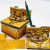 3D Memo Pad Chinese Dragon Palace Craft Paper Carving Sculpture