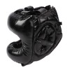 Boxing Headgear Black Head Guard Large Full Coverage PU Shock