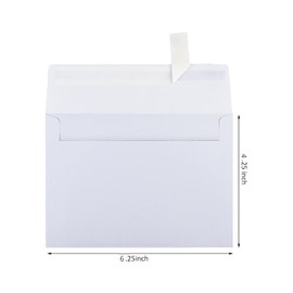 50 Pack White Envelopes 4 x 6 Inch White Envelopes,A4 Envelopes, Card Envelopes, White Paper Envelopes, Invitation Envelopes, Postcard Envelopes