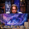 CZYY DM Screen 4-Panel Cardboard Game Master Screen with Erasable