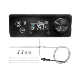 PID Control Panel Fit for Pit Boss 440-1000 Wood Pellet Grills, Rectangular Digital Temperature Control Board with RTD Temperature Probe, Temperature Controller Sensor Probe Kit