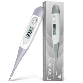 Thermometer for Adults, 10s Digital Oral Thermometer for Fever (Gray)