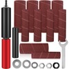 KTZCTPCA Drum Sander Set, Portable Rubber Sanding Drum Spindle Sander