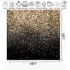 CHAIYA 10X10ft Black and Gold Photo Booth Backdrop - Perfect
