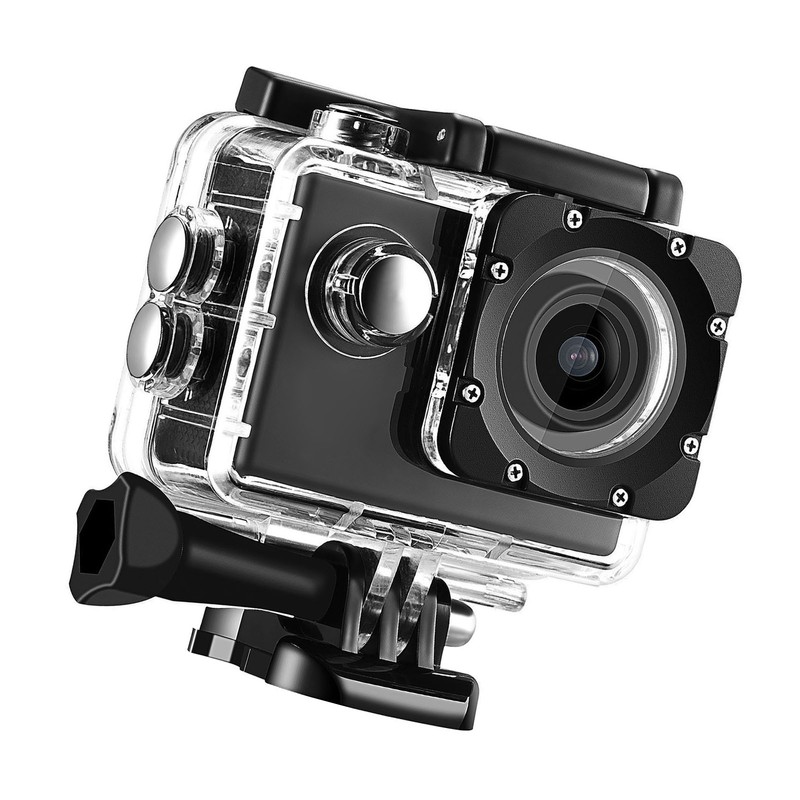 K1080HD 12MP Underwater Waterproof Video Camera Outdoor Bike Diving Sports