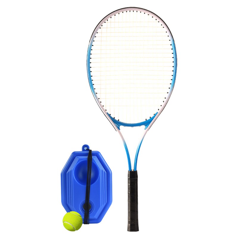 Single Tennis Trainer Tennis Rackets Rebound Base Tennis Balls Portable