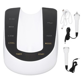 2 in 1 Ultrasound Beauty Apparatus USB Rechargeable 3 Levels Promotes Circulation Vibration Facial Eyes Massager