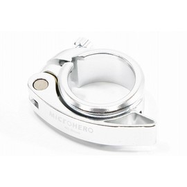MicrOHERO Forged Aluminum Alloy Light Weight 63g Seat Clamp Φ40.8mm SC-QR41 (Silver)