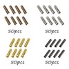 Gotetiso Shoelaces 200 Pieces Metal Replacement Tips for Shoelaces Lace