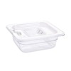 Vogue U239 1/6 Gastronorm Container 65mm 1.05 Litre Clear Catering