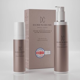 Women's Cream Intimate Care Set – Care Cream and Intimate Wash Lotion – The First Intimate Care, Developed by the Urologist – Recommended by Gynecologist – with Micro Silver