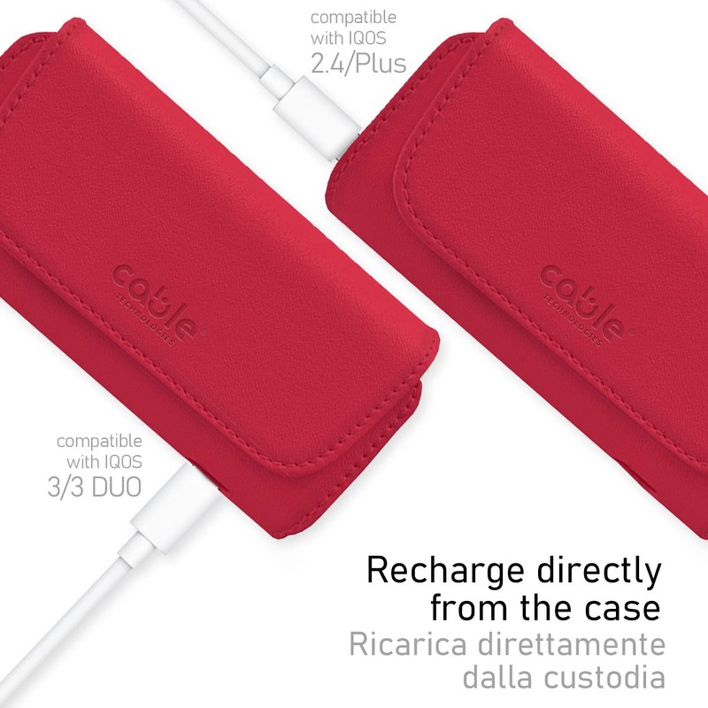 Cable Technologies IQOS 3/3 Duo/2.4/2.4 Plus Premium PU Leather Wallet