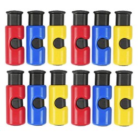 12pc Premium Quality ALAZCO Bag Clips - Value Set Food Fruit Bread Bag Cinch Non-Slip Grip EASY Squeeze & Lock