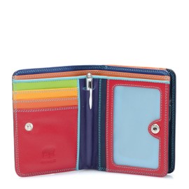 mywalit Medium Leather Zip Wallet | 3 Card Slots | ID Window & Note Section | Coin Pockets & Pen | Black Pace | Stylish & Compact Accessory for Men & Women | Perfect for Everyday Use