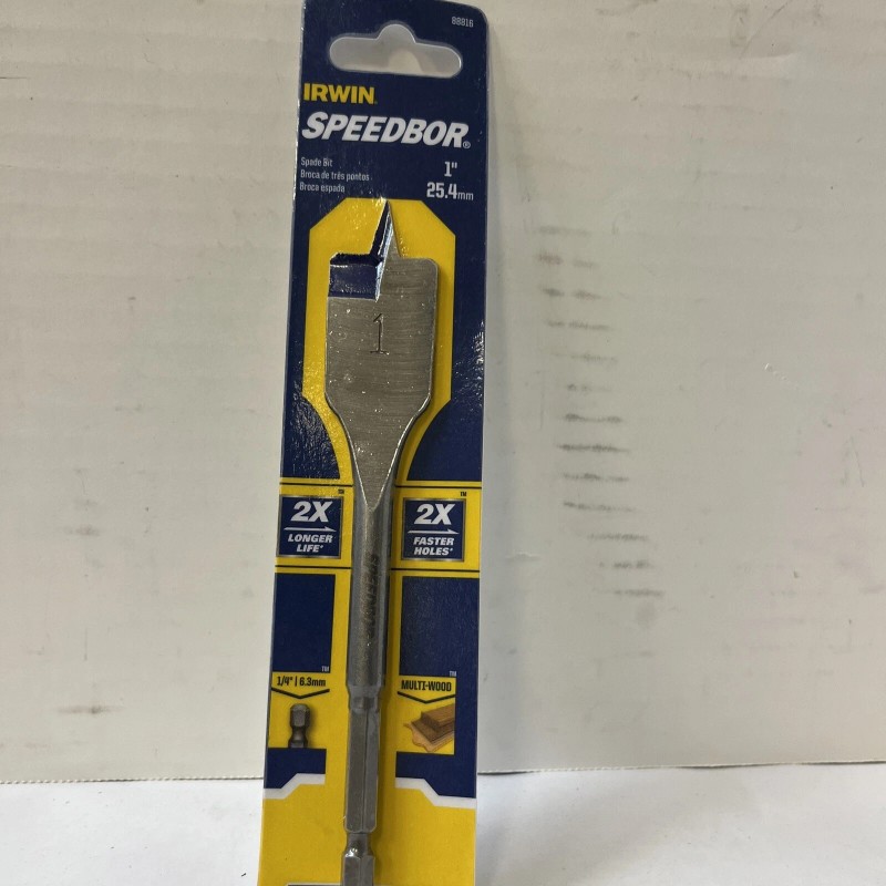 Irwin Speedbor, 1" Spade Drill Bit 88816