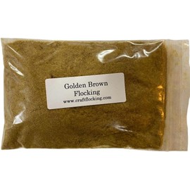 Generic Flocking Fibers 4 Ounce Package (Golden Brown)