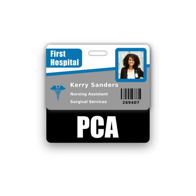 PCA Badge Buddy Horizontal w/Height & Weight Conversion Charts (Standard,
