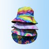 Bucket Hat Reversible Packable Tie Dye Hats Double Side Reversible