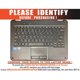 Decalrus - Protective Decal for Lenovo N23 / N24 Windows Edition (11.6" Screen) Laptop Purple Carbon Fiber Skin Skins Decal wrap CFlenovoWinN23_11Purple