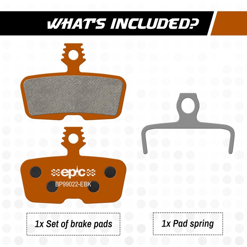 epic Disc Brake Pads for SRAM DB8, Code, Code Stealth,