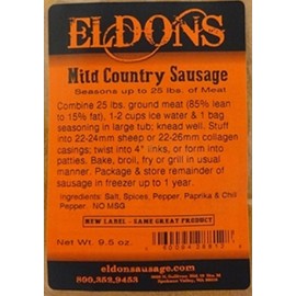 Mild Country Fresh Breakfast Sausage Seasoning Seasons 25 Lbs. #881