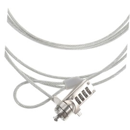 Operitacx Laptop Sicherheitskabelschloss mit Diebstahl Funktion Kompatibel mit Laptops Monitoren Projektoren Einfach Einhändig zu Bedienen Standard Schlossanschluss