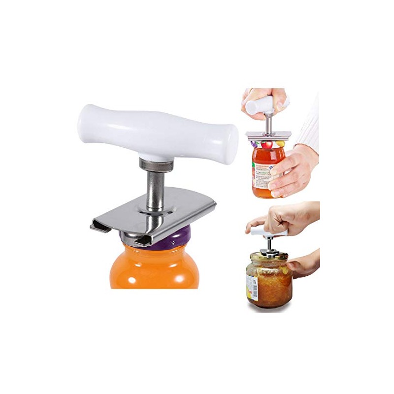 Jar Opener Multifunction Adjustable for 1-4 inches Bottle Can, Stainless