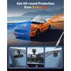 Kussla 3 Channel Dash Cam Front and Rear Inside, 1080P