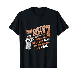 Skeet Trap Shooting,Sporting Clay, Shooting Vest Men T-Sh T-Shirt